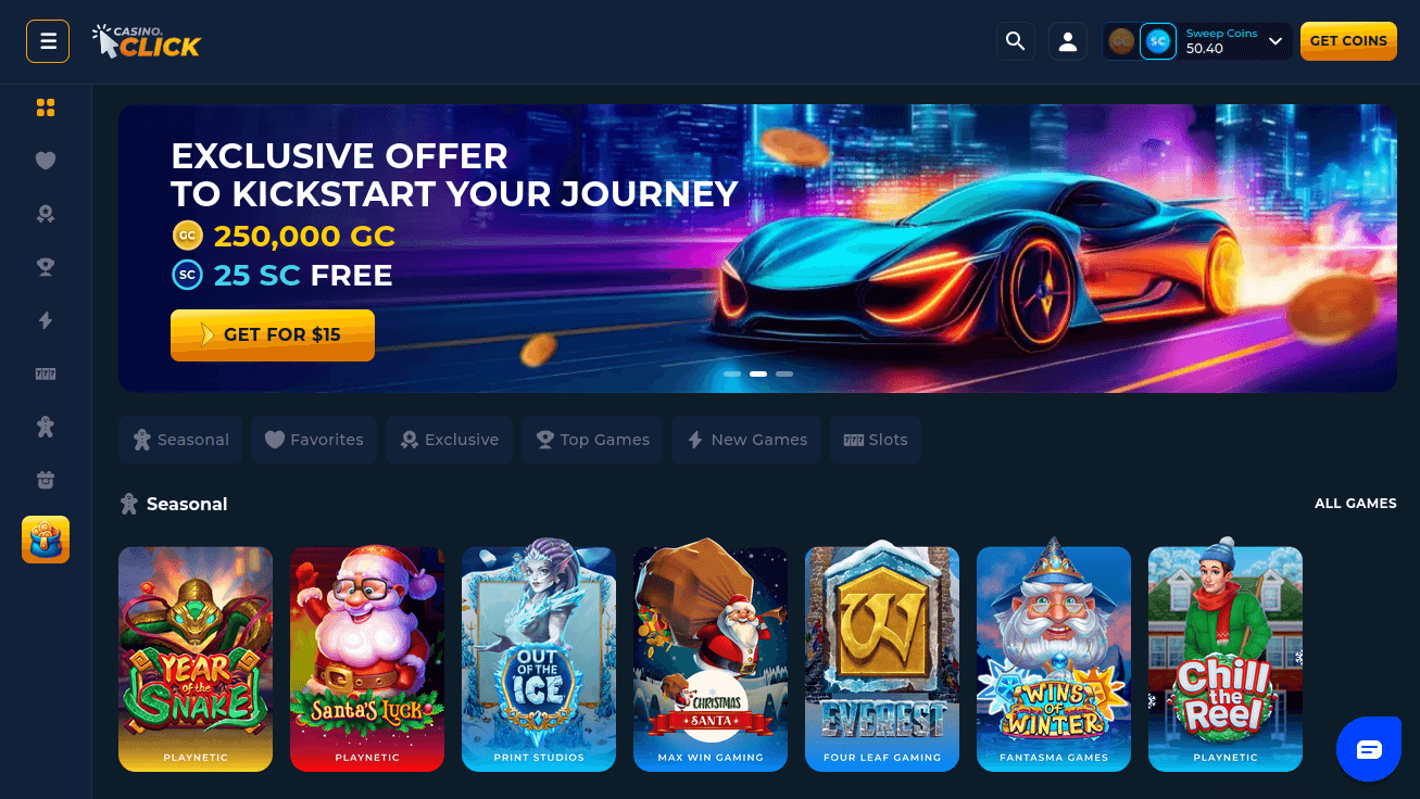 Casino.Click Review: Is it Legit? - The Sweeps Guy | Casino Reviews